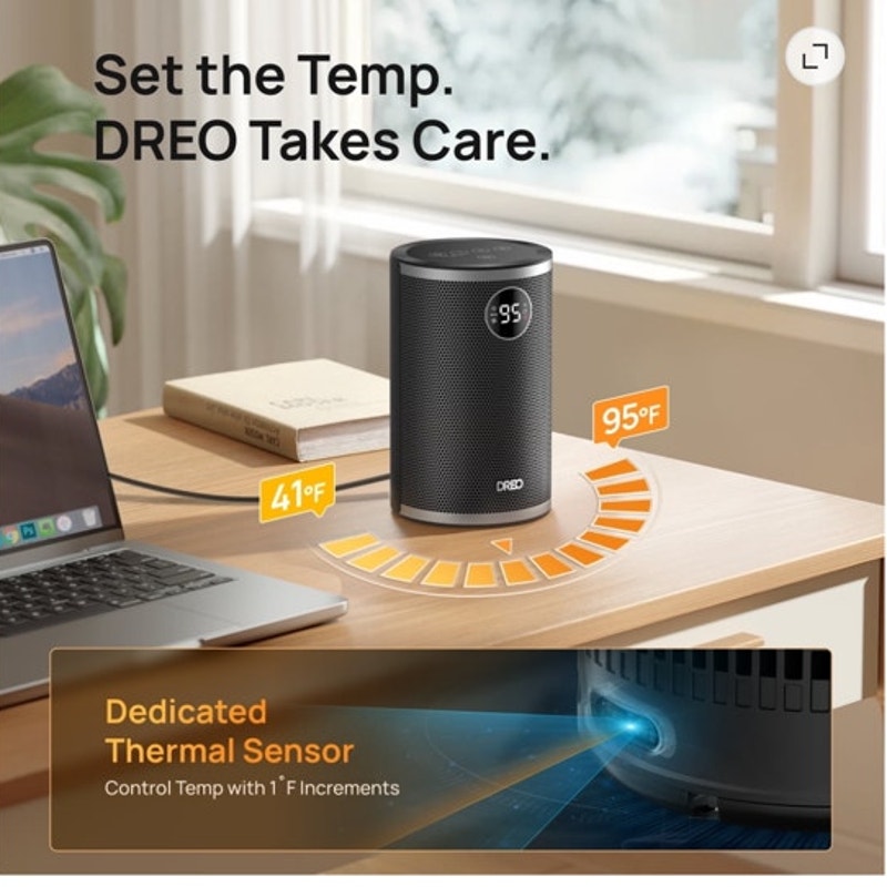 BRAND NEW ~ 1500W Portable Space Heater Thermal Sensor Digital Display 12H Timer