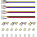 NWT ~ 12mm 6 Pin Solderless Terminal Assorted Connector Kit Dual End Extension