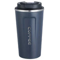 NWT ~ BRAND NEW ~ Navy Blue Insulated Stainless Steel Coffee Travel Cup Mug