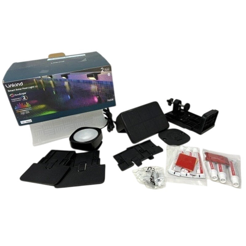 BRAND NEW ~ Smart Solar Pool Light LED Dual-Zone App Control Waterproof Solar