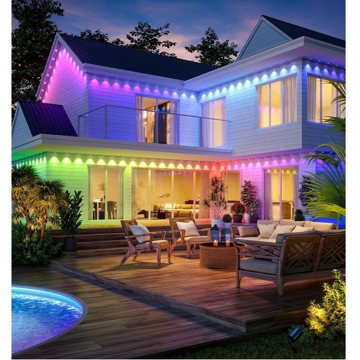 BRAND NEW ~ Govee 16.4ft Extension Permanent Outdoor Lights ~ H706A & H706B