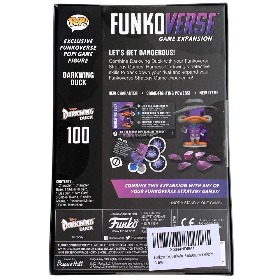 BRAND NEW ~ Funko Verse Pop Limited Edition Disney Darkwing Duck Expansion Pack