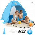BRAND NEW ~ Sky Blue 1-2 Person Portable UV50+ Sun Shelter Pop-Up Beach Tent