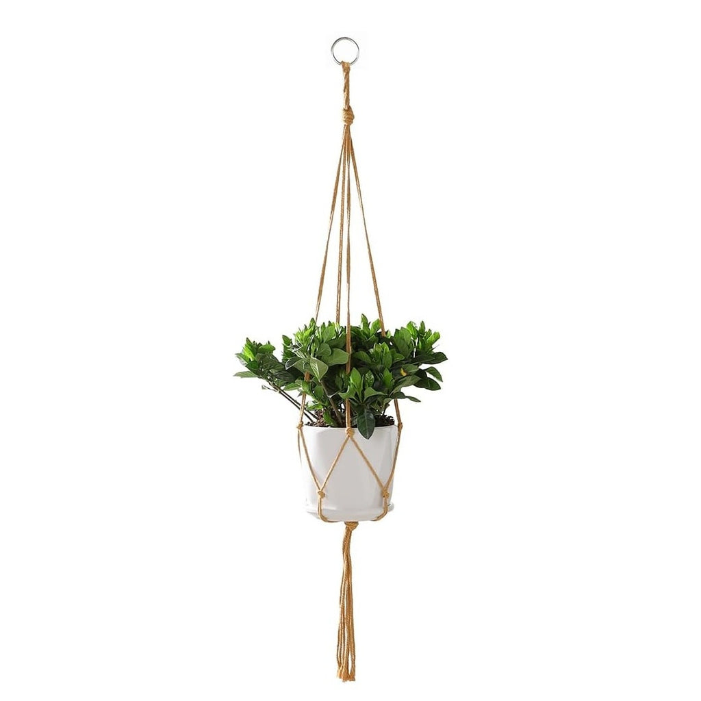 BRAND NEW ~ Set/3 Boho Macrame 40" Plant Hangers Bohemian Crochet Pot Holder