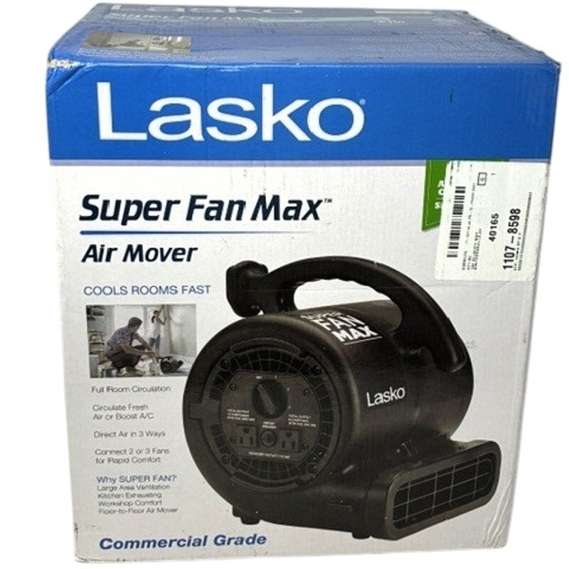 BRAND NEW ~ Super Fan Max 13" 3-Speed High Velocity 2 Outlets Air Mover SF-20-BK