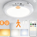 BRAND NEW Rechargeable Wireless Motion Sensor 7" Ceiling Light & Remote Control.