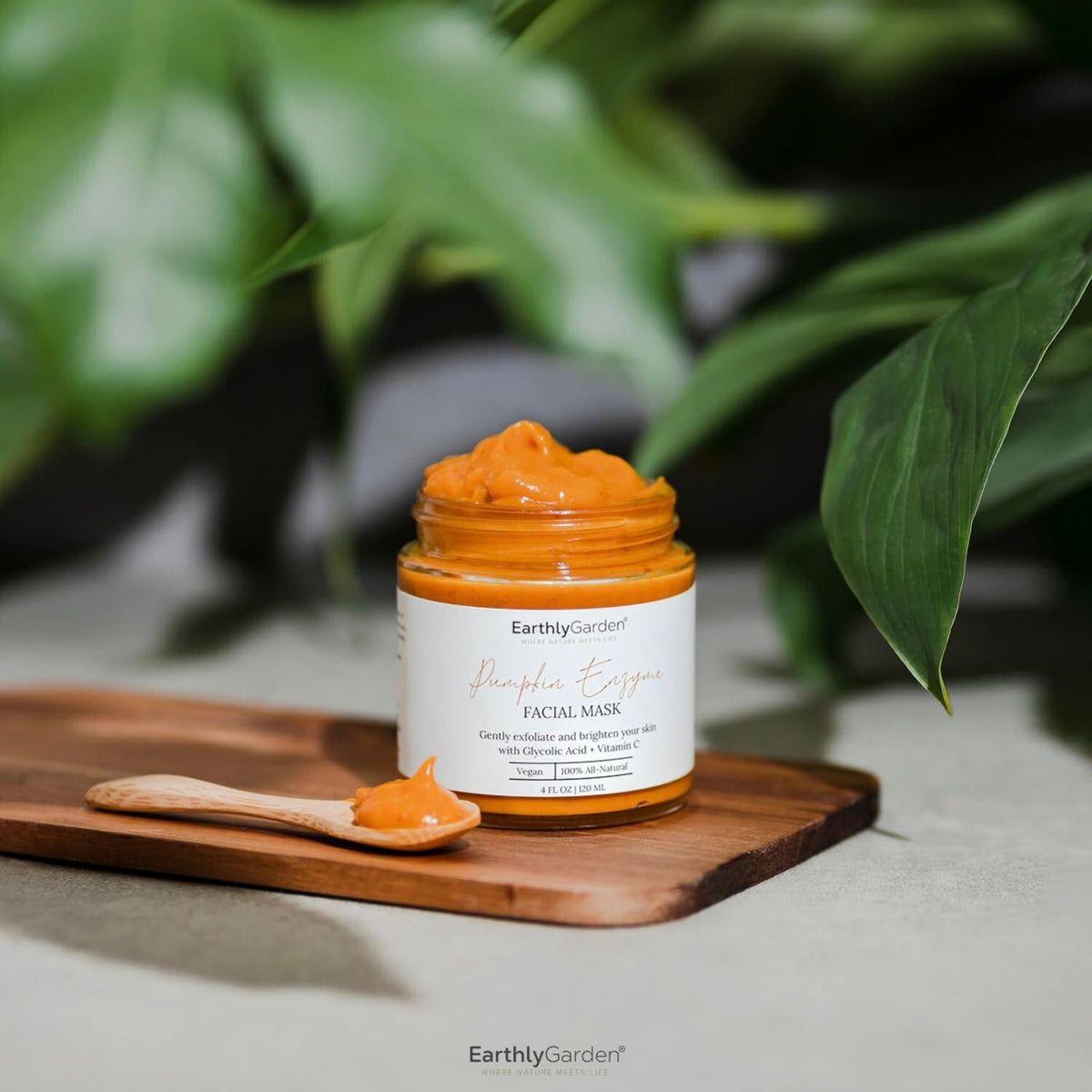 NWT ~ Pumpkin Enzyme Exfoliating Face Mask Natural Facial Treatment