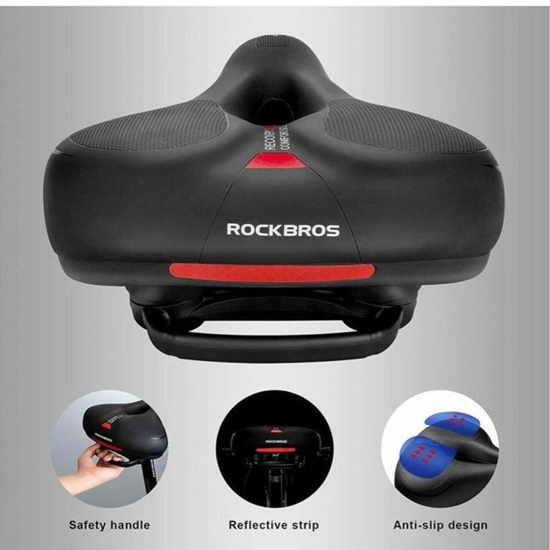BRAND NEW ~ Wide Waterproof Universal Fit Bicycle Saddle Memory Foam Bike Seat