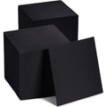 BRAND NEW ~ 200 Black 2-Ply Quilted Paper Disposable Cocktail Napkins ~ 10"x10"