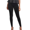 NWT ~ MOSSIMO Ebony Black Velvet Ribbed Skinny Leg Stretchy Pants ~ Women's XL