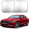 BRAND NEW ~ EcoNour Car Windshield Foldable Universal Sun Shade ~ 2@ 31x28 each