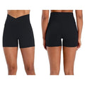 NWT ~ Women's Black Spandex Biker Yoga Pockets Shorts ~ Size SMALL