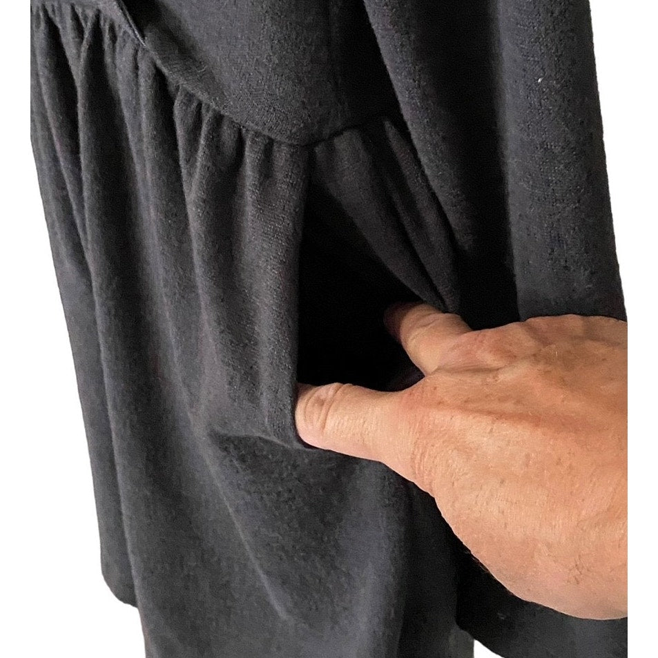 NWT ~ WINDSOR Charcoal Gray Knit Wrap Front Romper Short Jumpsuit ~ Womens LARGE