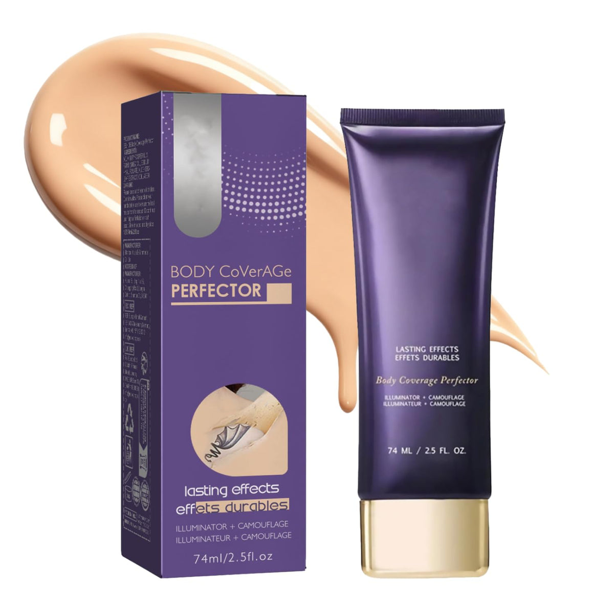 NWT ~ Body Coverage Perfector Tattoo & Scar Cover Up Makeup Concealer ~ 5 oz.