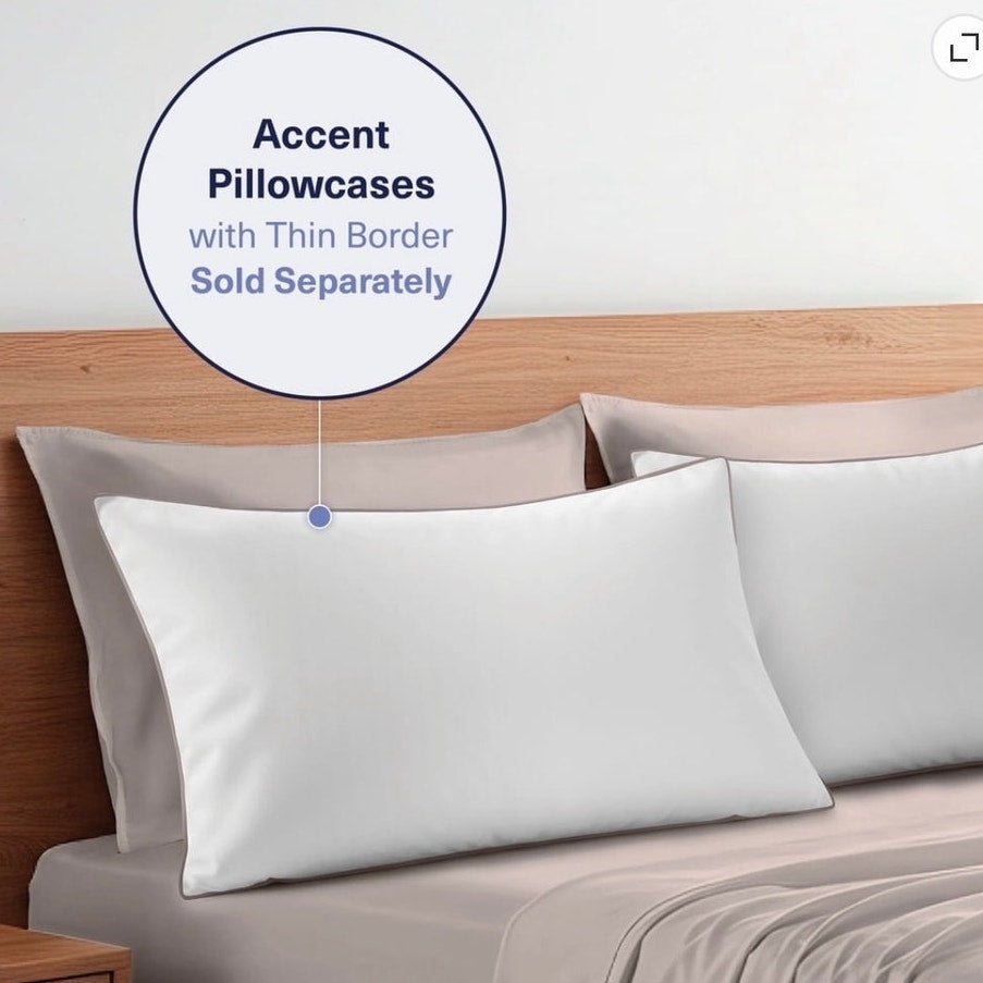 BRAND NEW 3pc Twin Size Gray Mist 100% Organic Bamboo Viscose Cooling Sheet Set