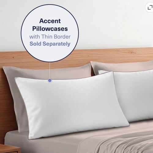 BRAND NEW 3pc Twin Size Gray Mist 100% Organic Bamboo Viscose Cooling Sheet Set