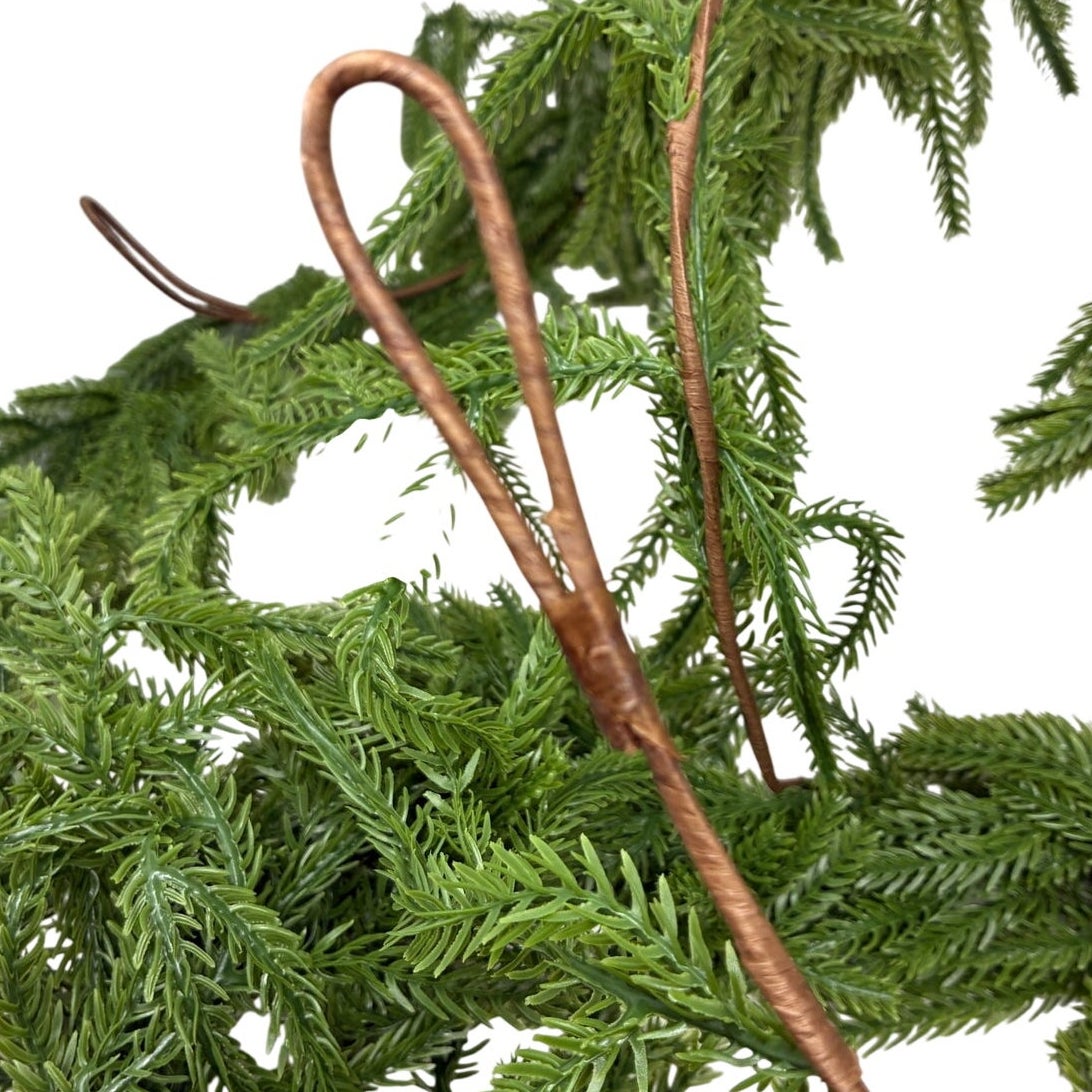 BRAND NEW ~ Thick Realistic Christmas Holiday Greenery Winter Fir Garland ~ 8ft
