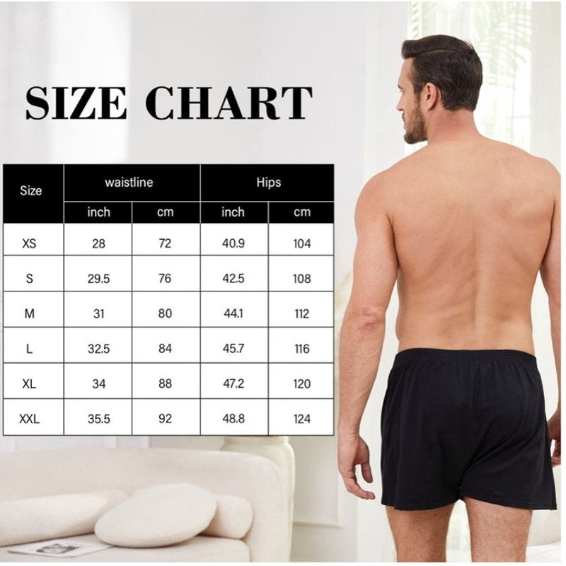 NWT ~ Men's 3pr Black Soft Cotton Knit Tagless Button Fly Boxers ~ MEDIUM