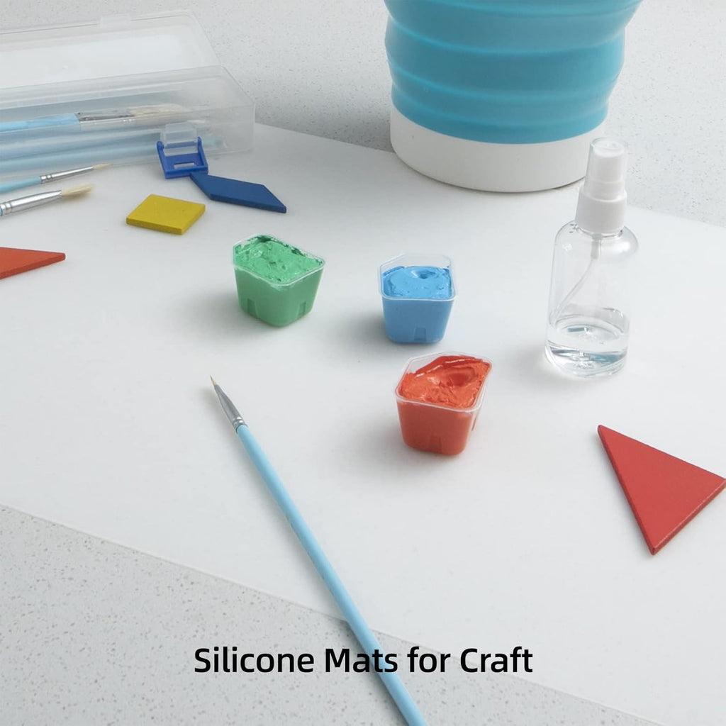BRAND NEW ~ Set/2 Large Thick Non-Skid Kitchen Counter Silicone Protector Mats