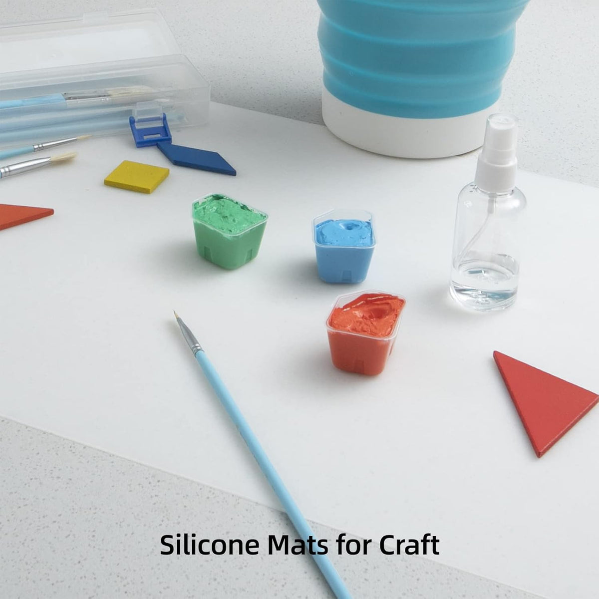 BRAND NEW ~ Set/2 Large Thick Non-Skid Kitchen Counter Silicone Protector Mats