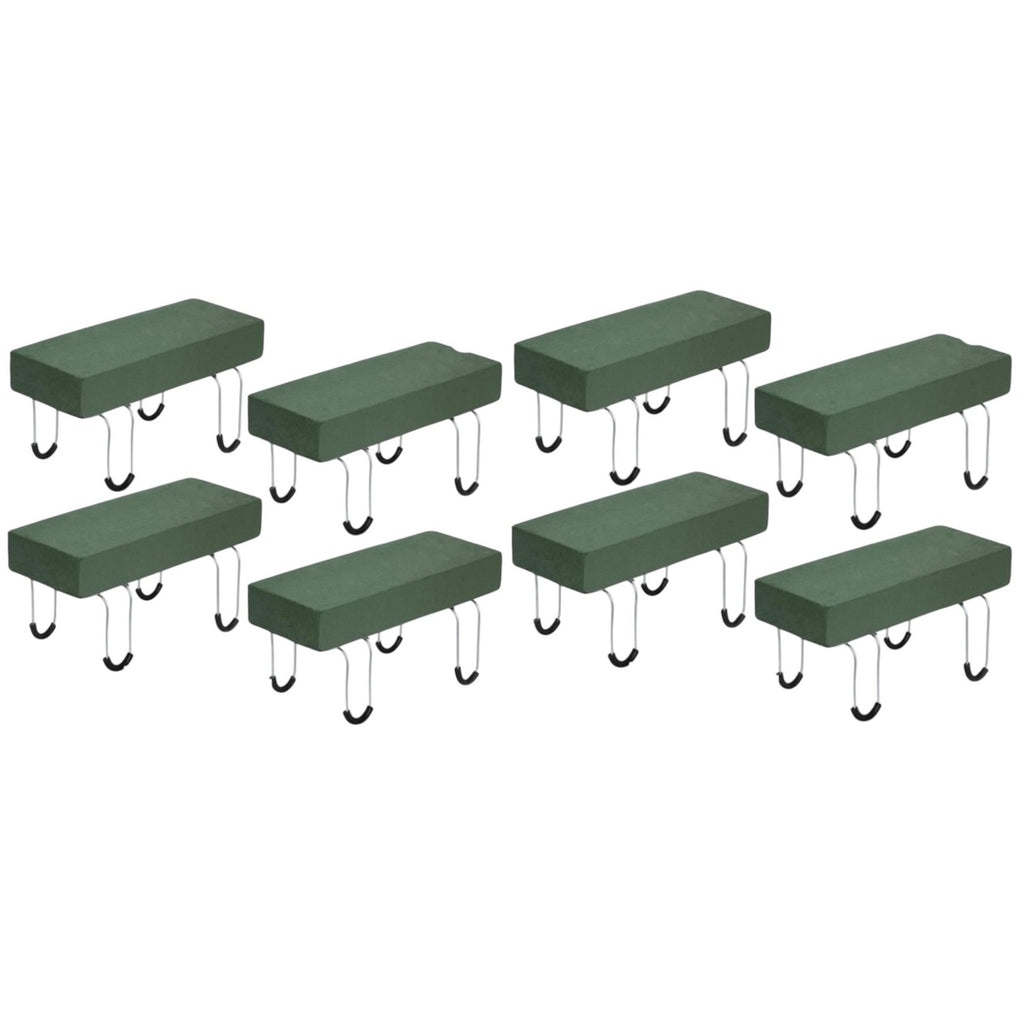 BRAND NEW ~ Set/8 Outdoor Grave Headstone Cemetery Memorial Flower Saddles