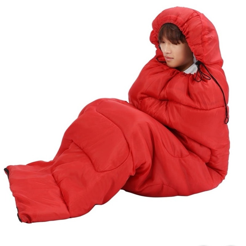 BRAND NEW ~ Red Waterproof Backpacking 2lb Sleeping Bag for Adults & Children