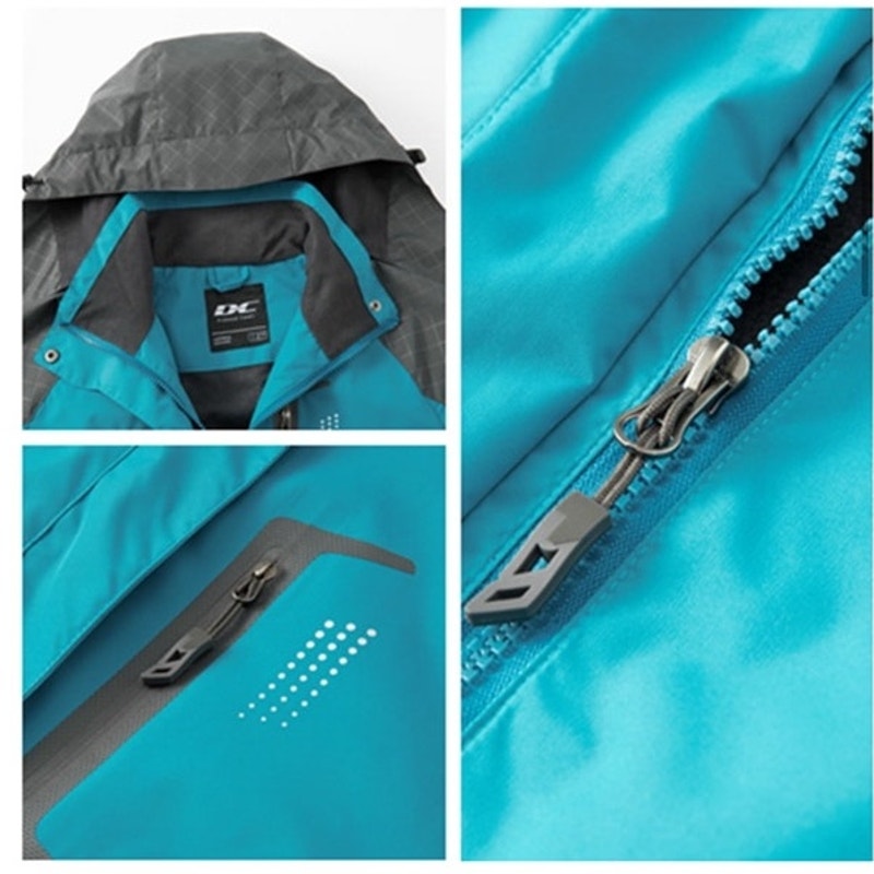 NWT ~ Women's Waterproof Lightweight Lined Rain Jacket & Hood Coat ~ Plus 2X