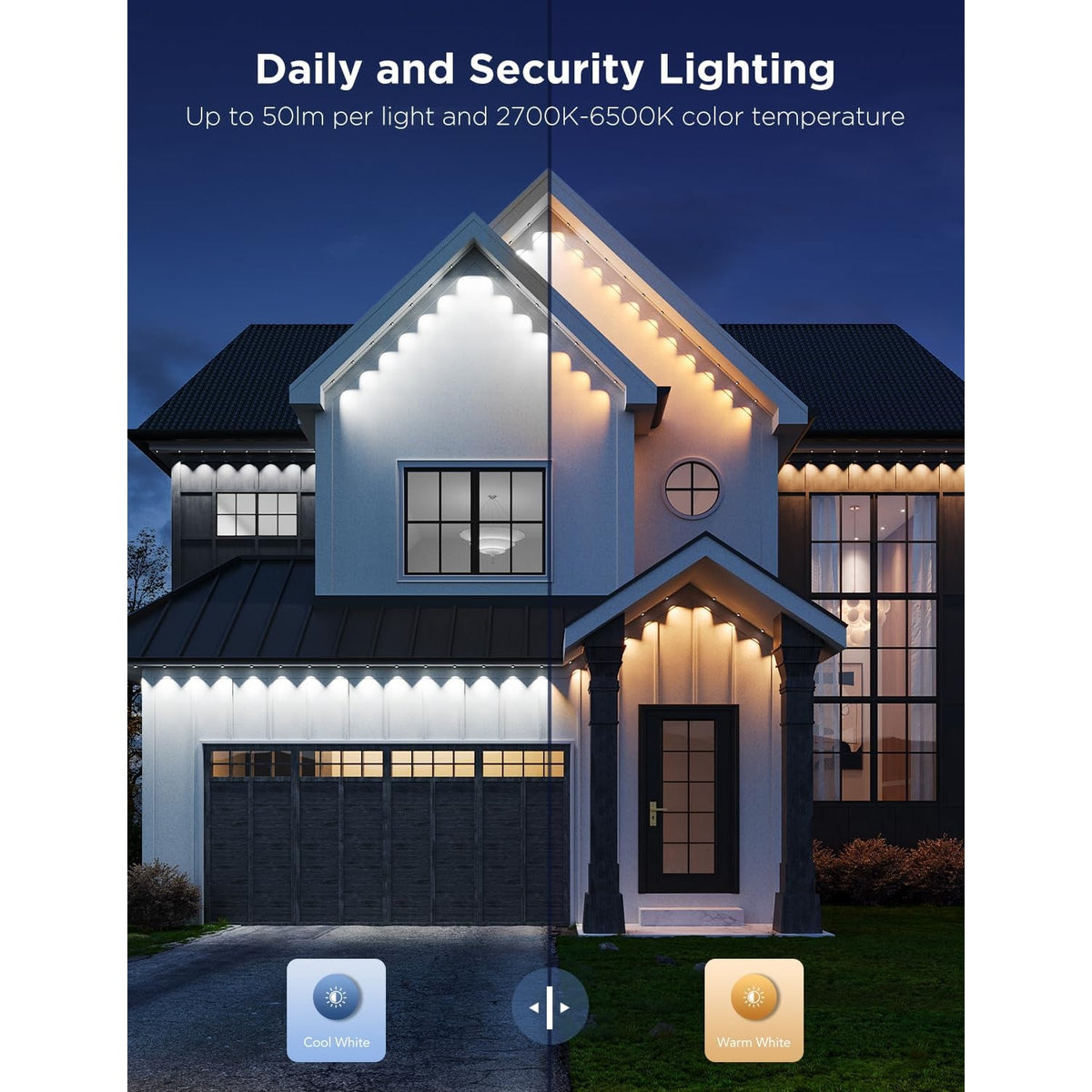 BRAND NEW ~ Govee 16.4ft Extension Permanent Outdoor Lights ~ H706A & H706B