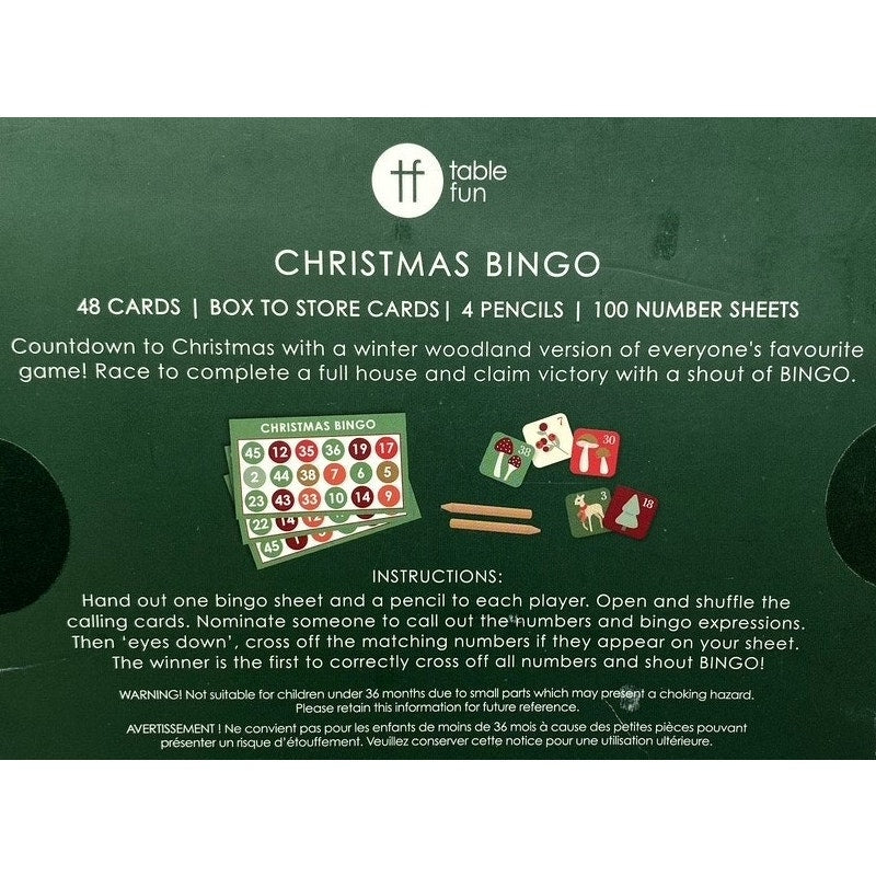 NWT ~ Christmas Holiday Bingo Games ~ Winter Wonderland & Jingle All The Way