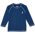 NWT ~ Children's Blue UV Protection Logo Graphic Long Sleeve Swim Top ~ 14/16