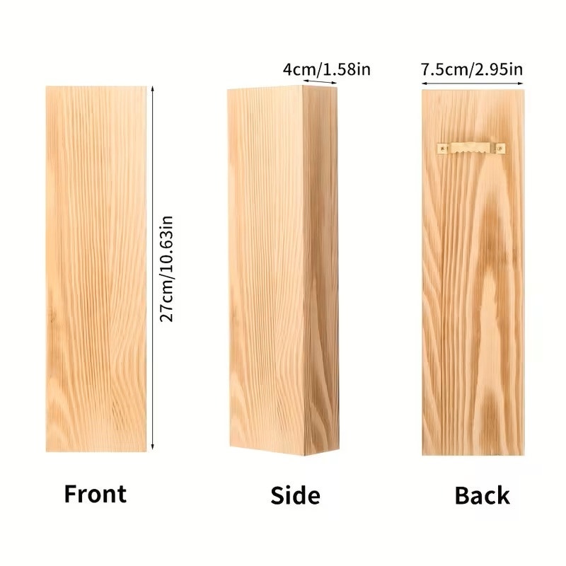 BRAND NEW ~ Set/3 Modern Farmhouse Indoor Plant Hanging Wooden Wall Pockets