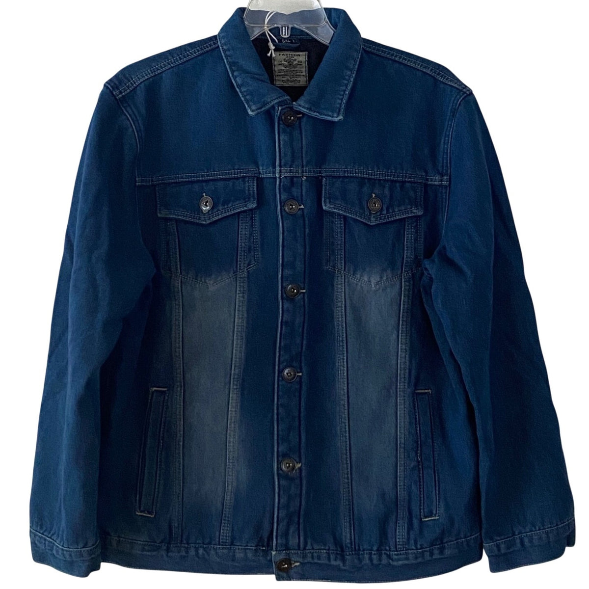 NWT ~ Women's Plus Size Thick Fur Fleece Lined Denim Jacket Jean Coat ~ Size 6X