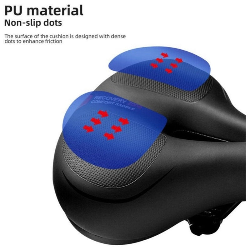 BRAND NEW ~ Wide Waterproof Universal Fit Bicycle Saddle Memory Foam Bike Seat