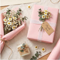 BRAND NEW ~ Thick Premium Pink Kraft Wrapping Paper Roll ~ 17" x 33ft