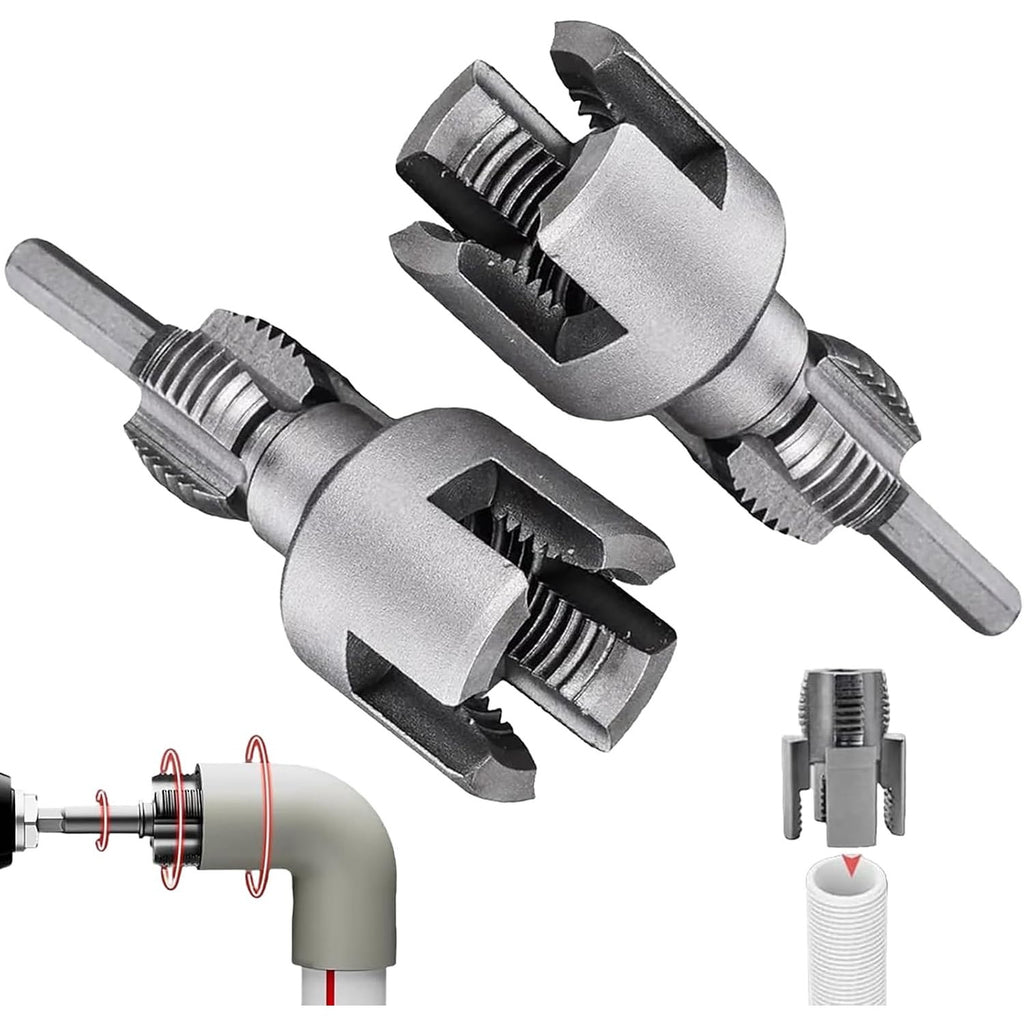 BRAND NEW ~ Internal & External Pipe Threading Cutting Tool (1/2'' 3/4'' Dies)