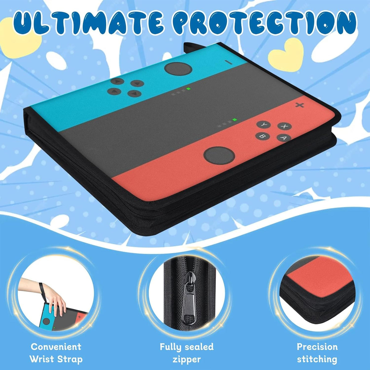 NWT ~ Nintendo Switch Controller 400 Pocket Pokemon Sports etc.. Card Album