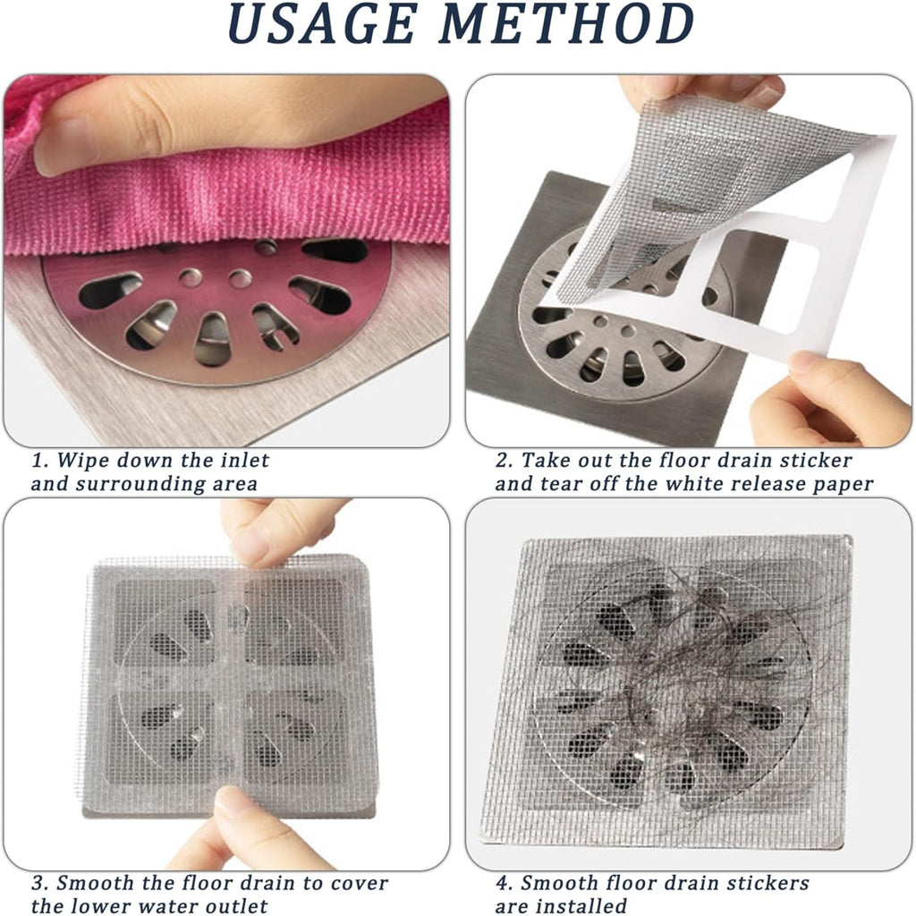 NWT ~ 1000 Disposable Drain Covers / Hair Catchers ~ Bathroom Shower ~ Bathtub