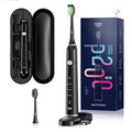 BRAND NEW ~ Black Electric Rechargeable Power Wireless Toothbrush & Travel Case