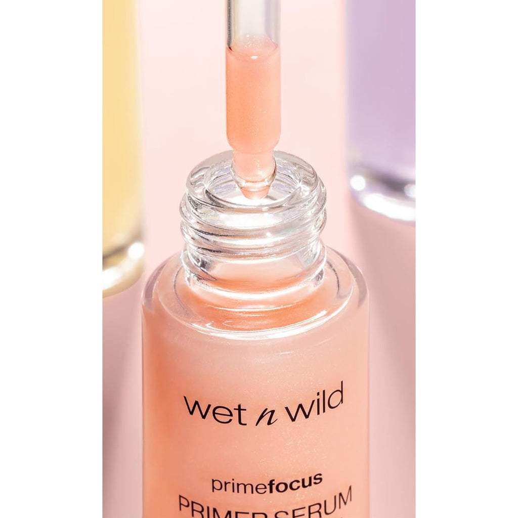 BRAND NEW ~ Set/ 2 Bottles Wet n Wild Prime Focus Primer Hydrating Dry Skin Makeup Serum for Face