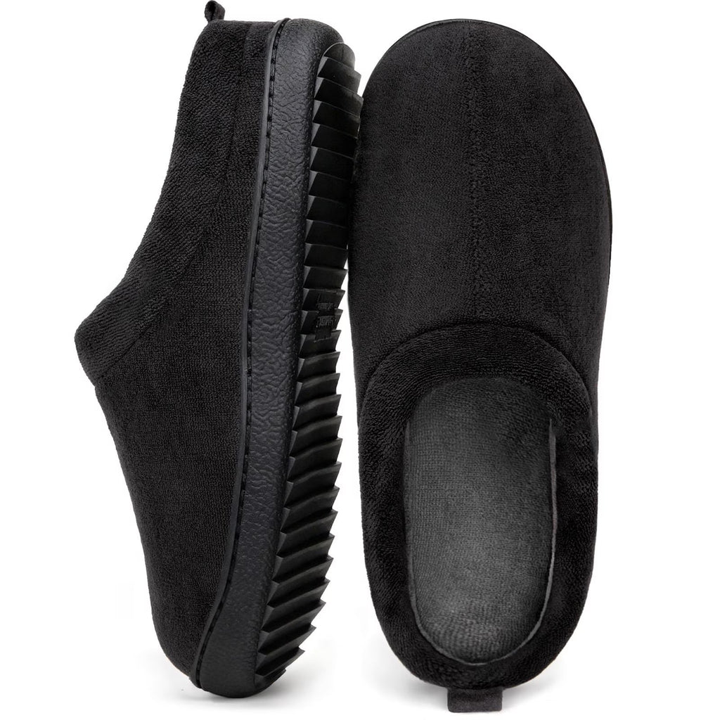 BRAND NEW ~ Men's Comfort Fleece Memory Foam Clog Non-Slip Slippers ~ 10/11