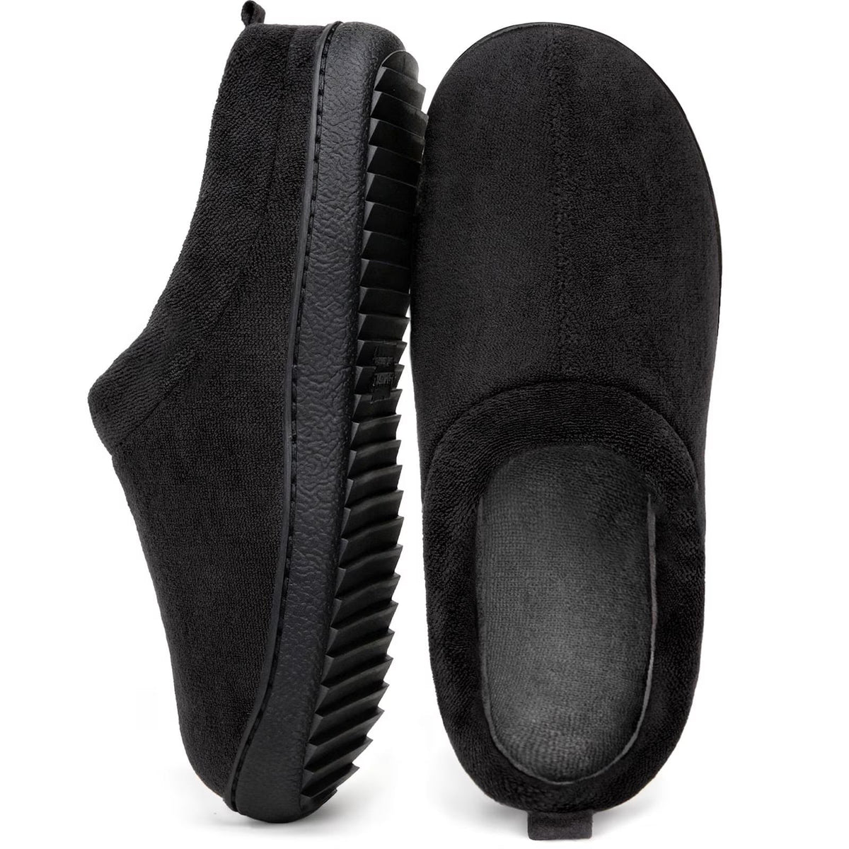 BRAND NEW ~ Men's Comfort Fleece Memory Foam Clog Non-Slip Slippers ~ 10/11