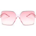 BRAND NEW ~ Pink Trendy Oversized Ultra Light & Comfortable Sunglasses