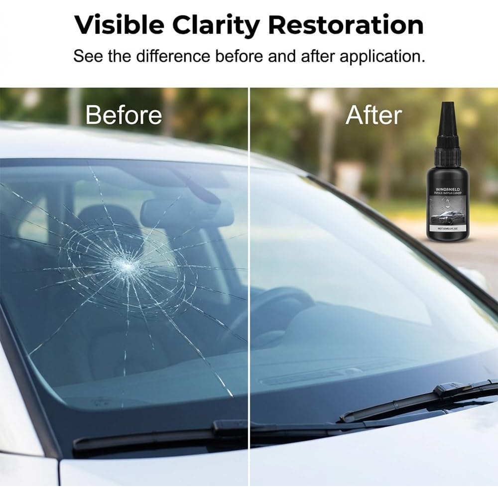 BRAND NEW ~ Car Automotive Quick Windshield Chips & Cracks Glass Repair Kit