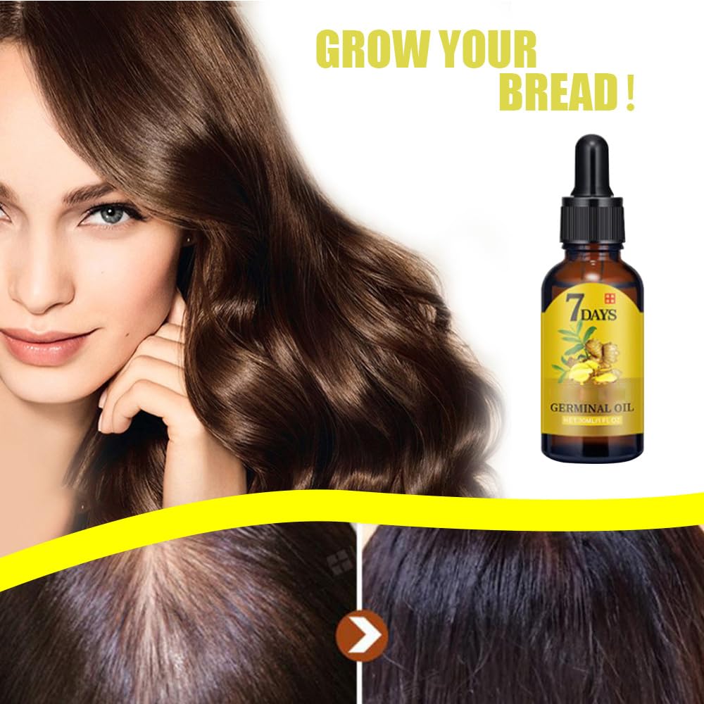 BRAND NEW ~ NWT ~ Set/2 Ginger Hair Growth Oil Hair Thickness Scalp Treatment