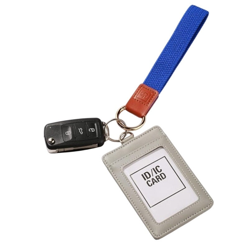 BRAND NEW ~ Set/6 Royal Blue Stretchy Wrist Key Chain Wristlets Lanyard Holder