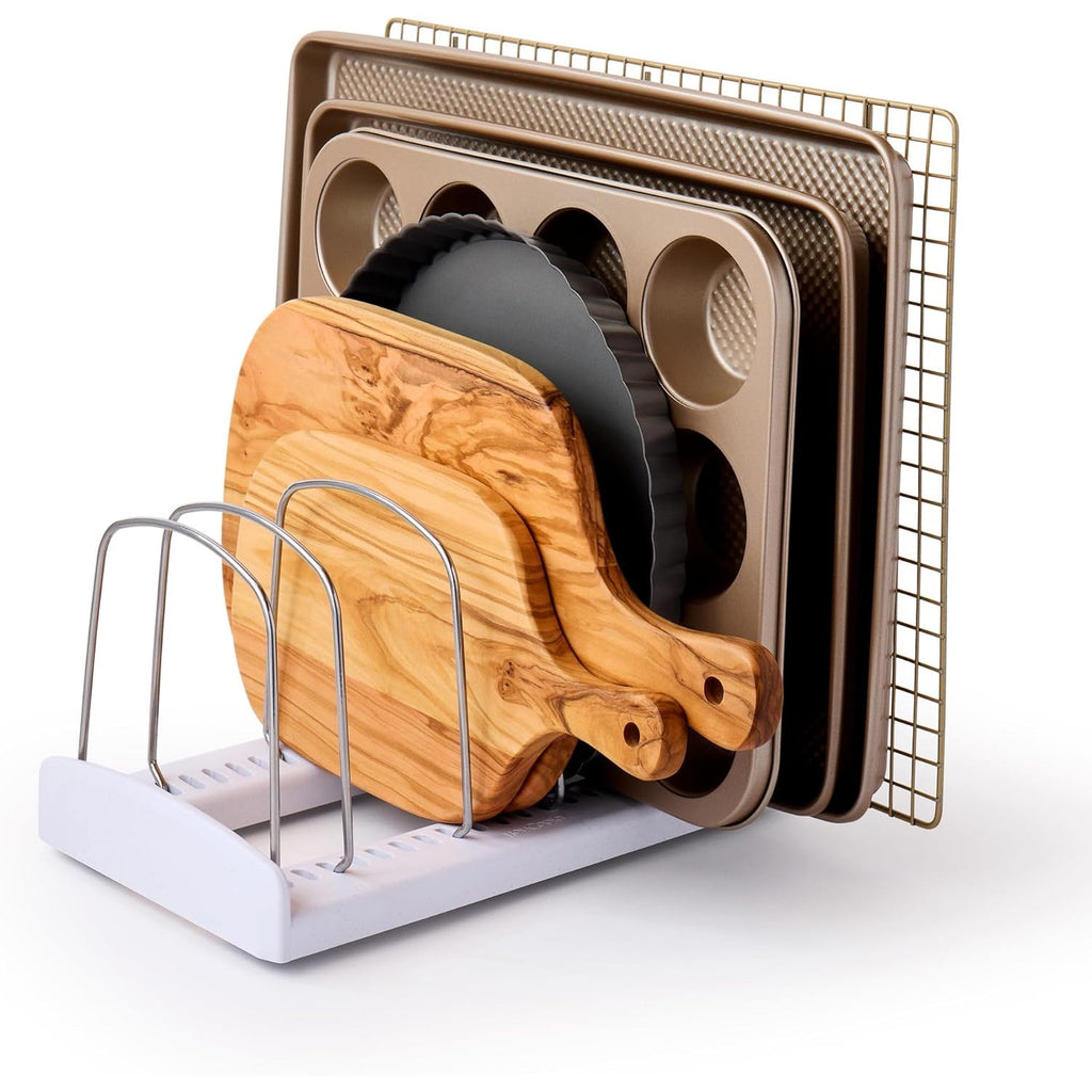 BRAND NEW ~ YouCopia Store More Adjustable Bakeware Rack Storage Organizer
