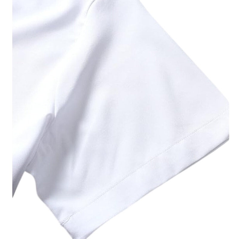 BRAND NEW ~ Men's White To Black Fade Casual Button Up Short Sleeve Shirt ~ XL