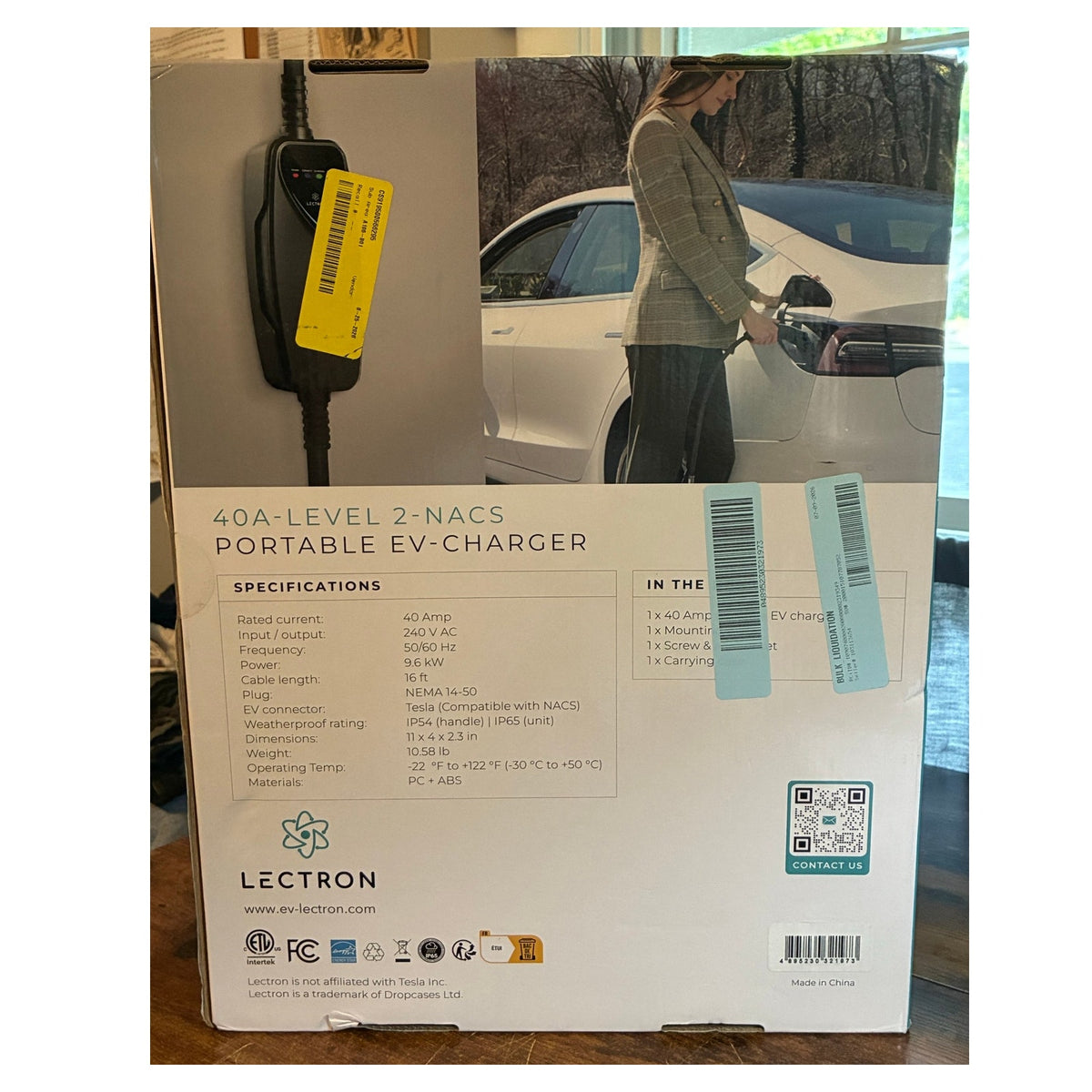 BRAND NEW ~ Level 2 Tesla Electric Vehicle Charger 240V, 40 Amp, NEMA 14-50 Plug