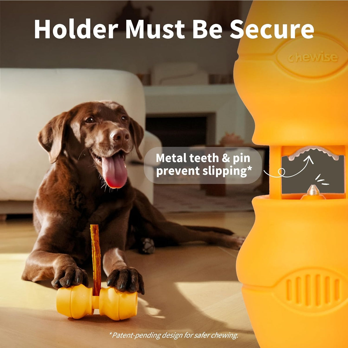 BRAND NEW ~ PetClan Chewise Heavy Duty Secure Rawhide Bully Stick Holder