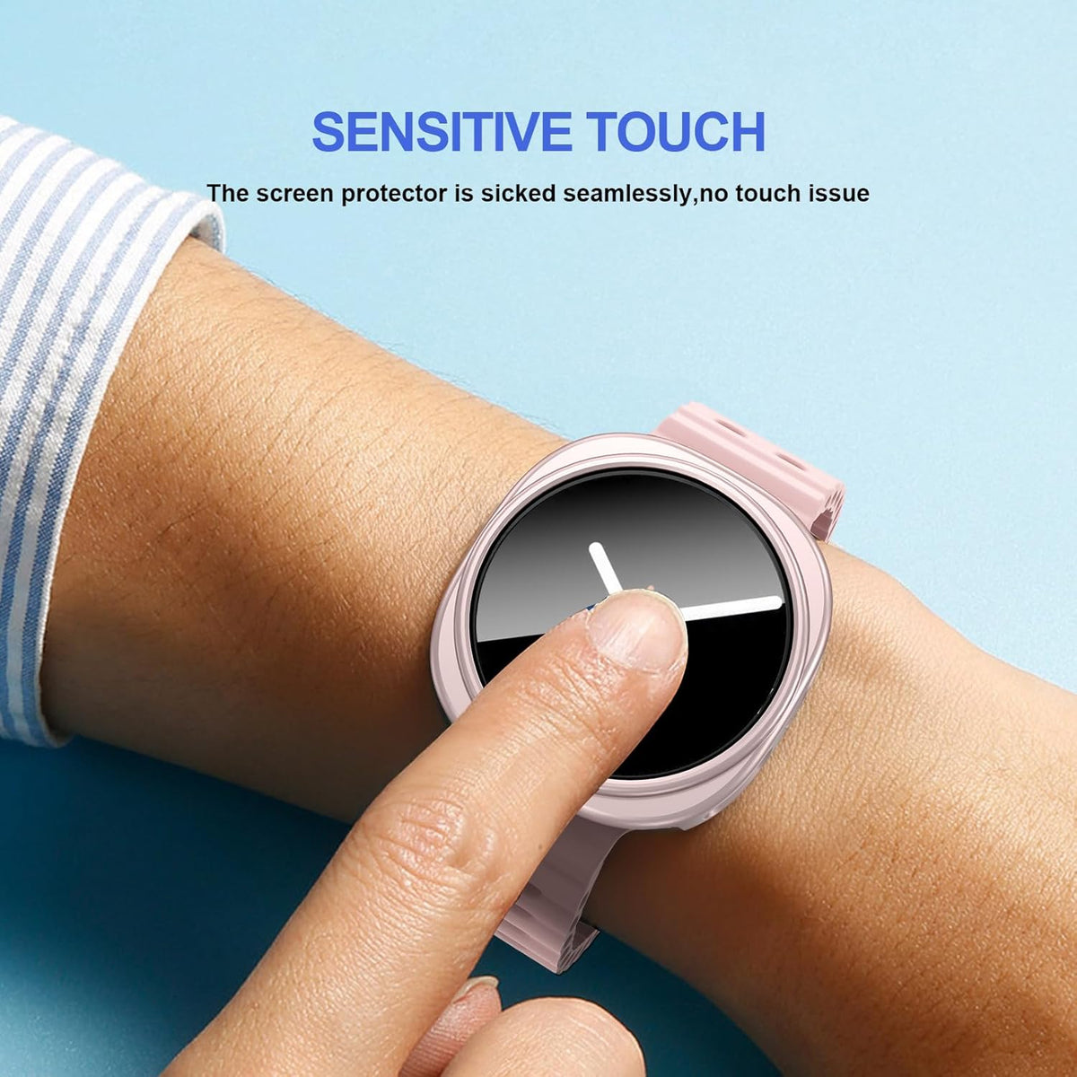 BRAND NEW ~ Samsung Galaxy Watch 40mm Hard PC Bumper Covers & Tempered Glass